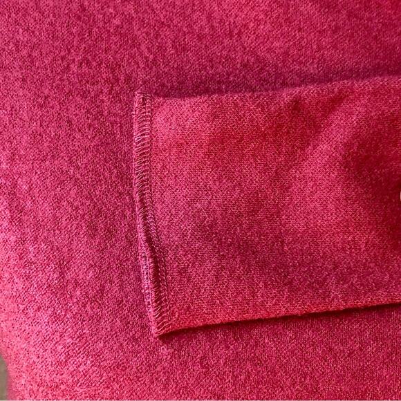 COS mock neck wool cotton blend sweater mauve/rose sz xs - Picture 4 of 5